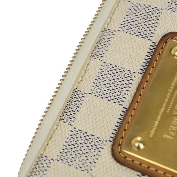 LOUIS VUITTON Eva 2Way Chain Shoulder Bag Damier Azur Leather WE N55214 10YF973 - Picture 15 of 15